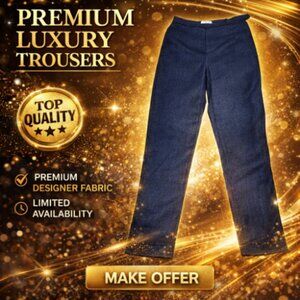 Van Heusen Women's Size 6 Gray Side Zip Straight Leg Stretch Career Pants